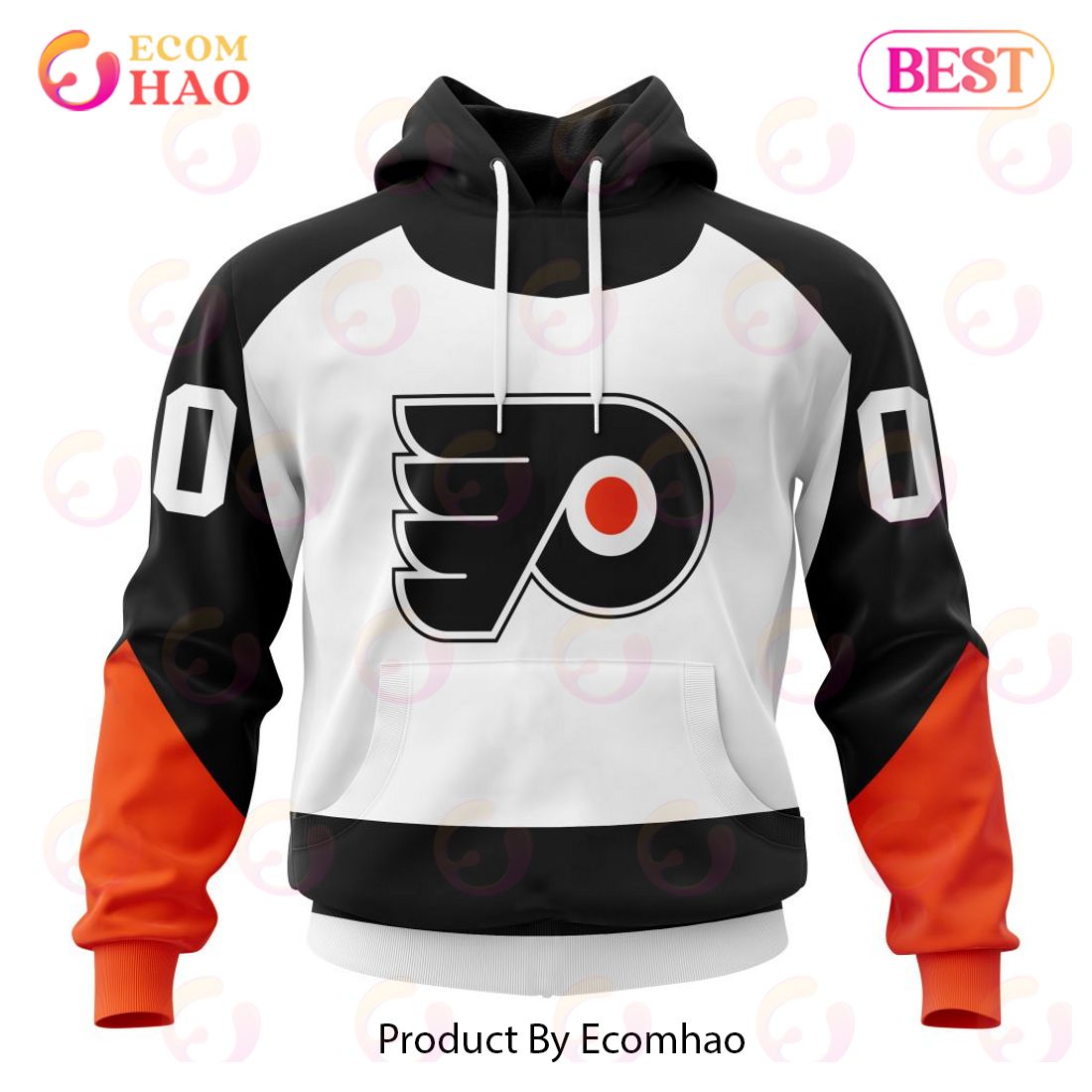 NHL Philadelphia Flyers Reverse Retro Kits 2022 3D Hoodie