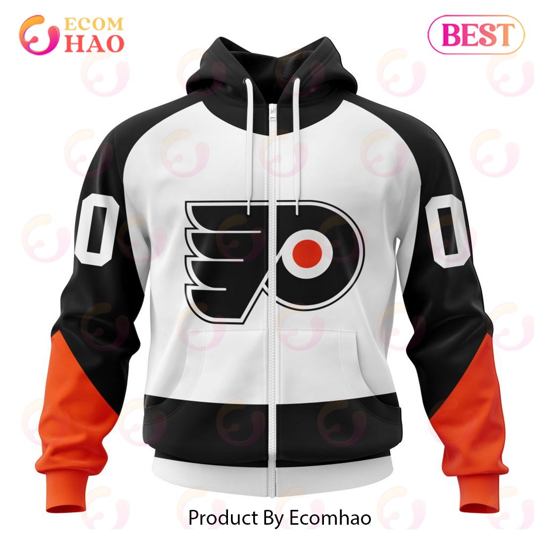 NHL Philadelphia Flyers Reverse Retro Kits 2022 3D Hoodie