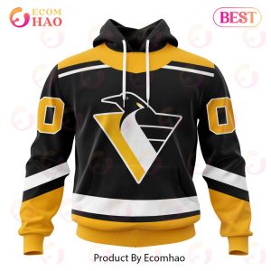 NHL Pittsburgh Penguins Reverse Retro Kits 2022 3D Hoodie