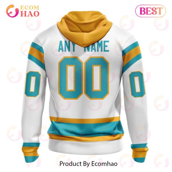 NHL San Jose Sharks Reverse Retro Kits 2022 3D Hoodie