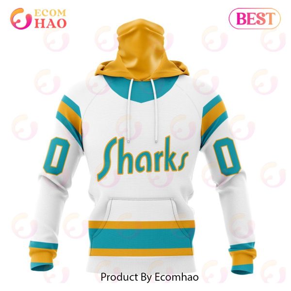 NHL San Jose Sharks Reverse Retro Kits 2022 3D Hoodie