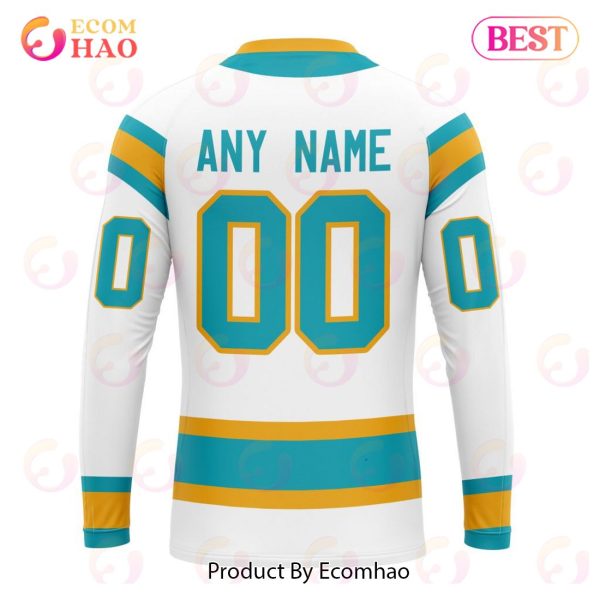 NHL San Jose Sharks Reverse Retro Kits 2022 3D Hoodie