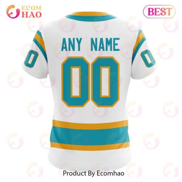 NHL San Jose Sharks Reverse Retro Kits 2022 3D Hoodie