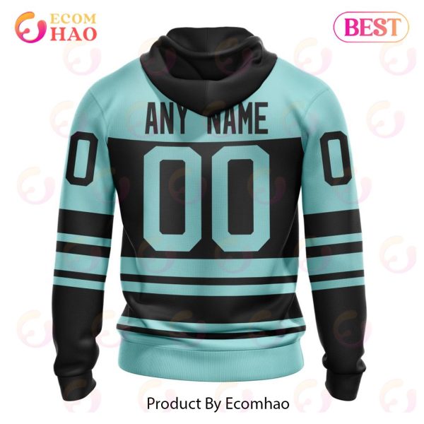 NHL Seattle Kraken Reverse Retro Kits 2022 3D Hoodie