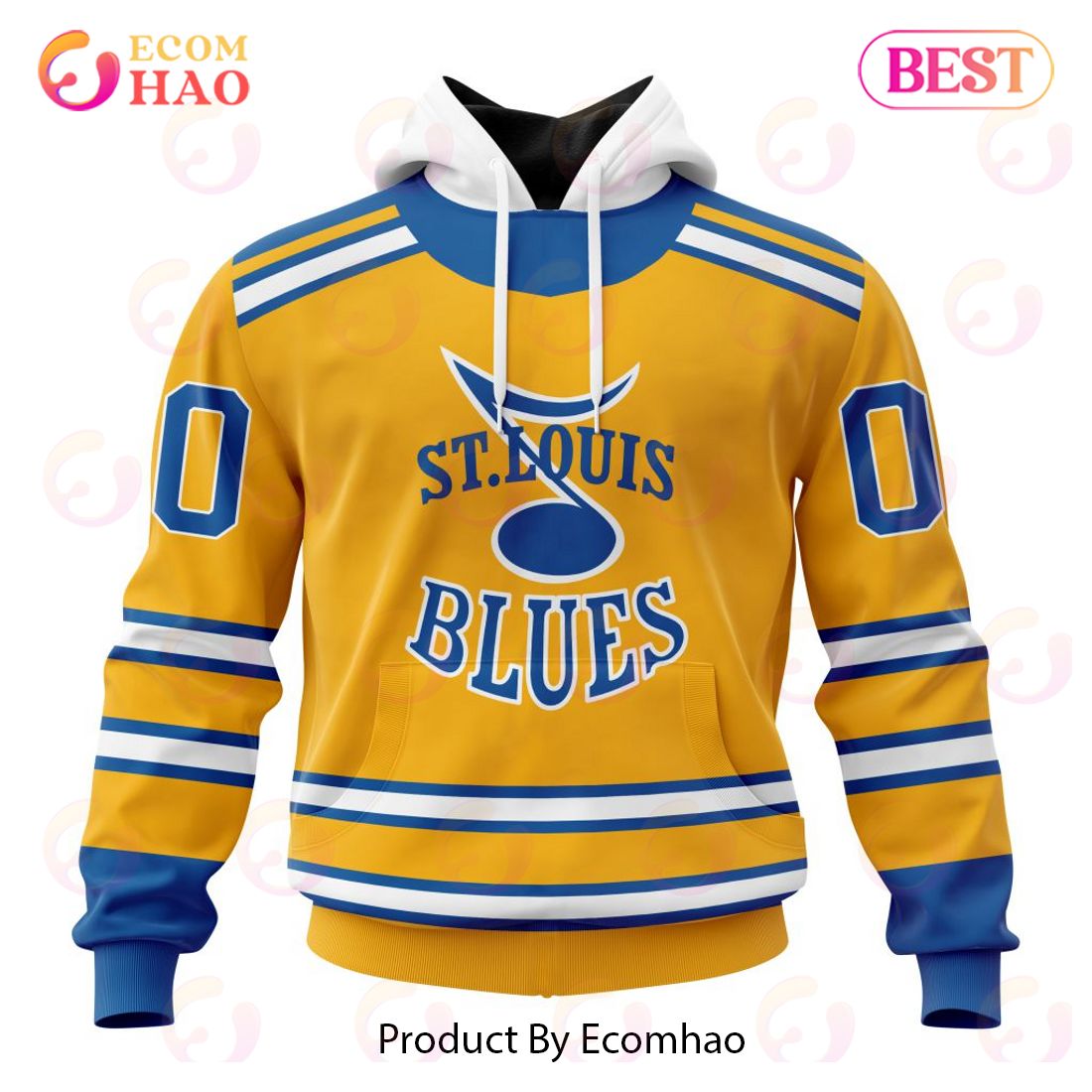 Personalized NHL Men's St. Louis Blues 2022 White Away Jersey -  OldSchoolThings - Personalize Your Own New & Retro Sports Jerseys, Hoodies,  T Shirts