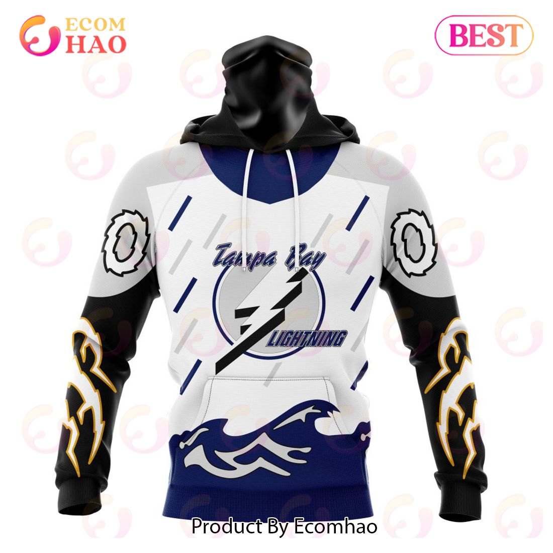 NHL Tampa Bay Lightning Reverse Retro 2223 Style Hoodie 3D - Torunstyle