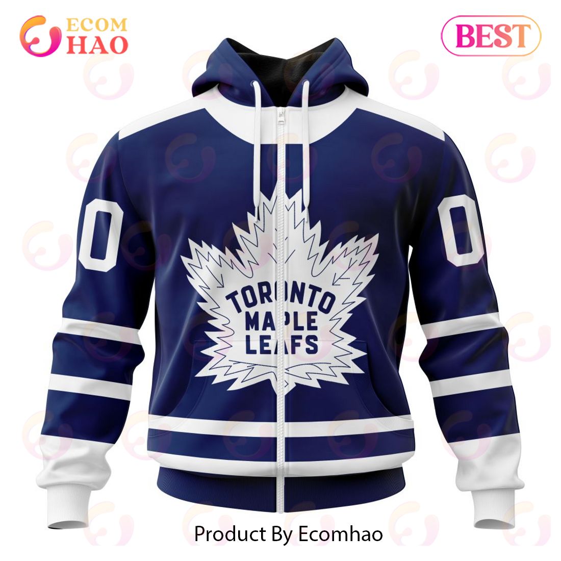 NHL Toronto Maple Leafs Reverse Retro Kits 2022 3D Hoodie