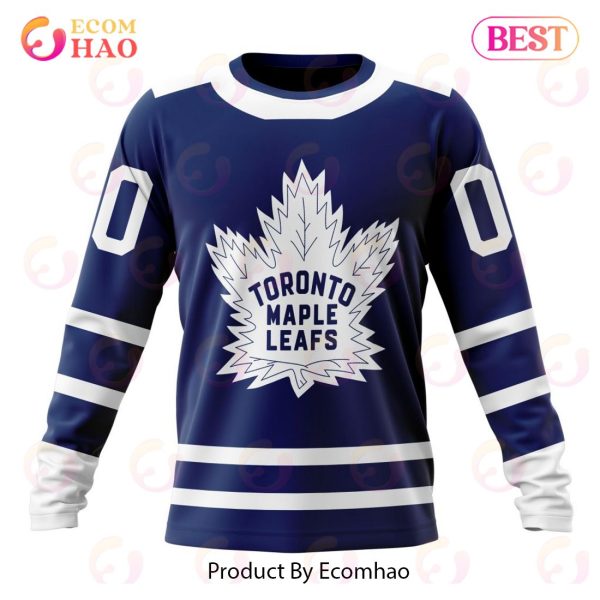 NHL Toronto Maple Leafs Reverse Retro Kits 2022 3D Hoodie