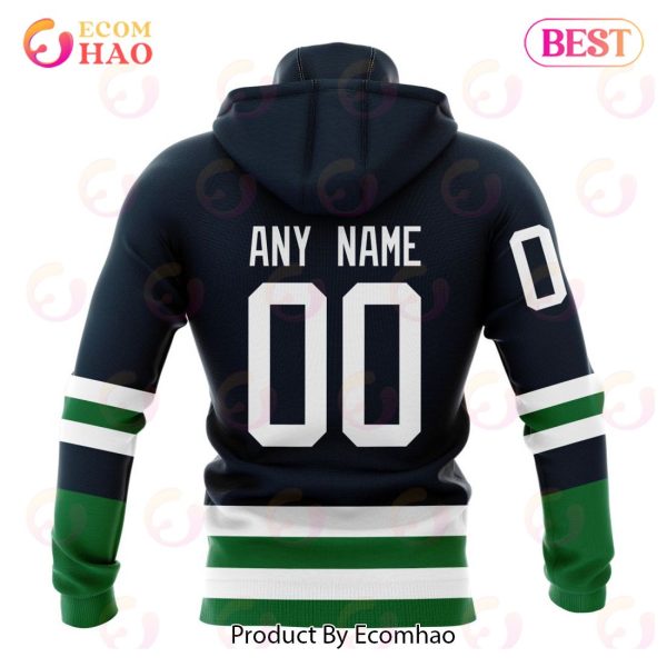 NHL Vancouver Canucks Reverse Retro Kits 2022 3D Hoodie