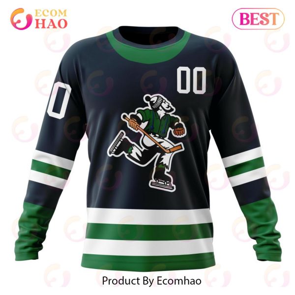 NHL Vancouver Canucks Reverse Retro Kits 2022 3D Hoodie