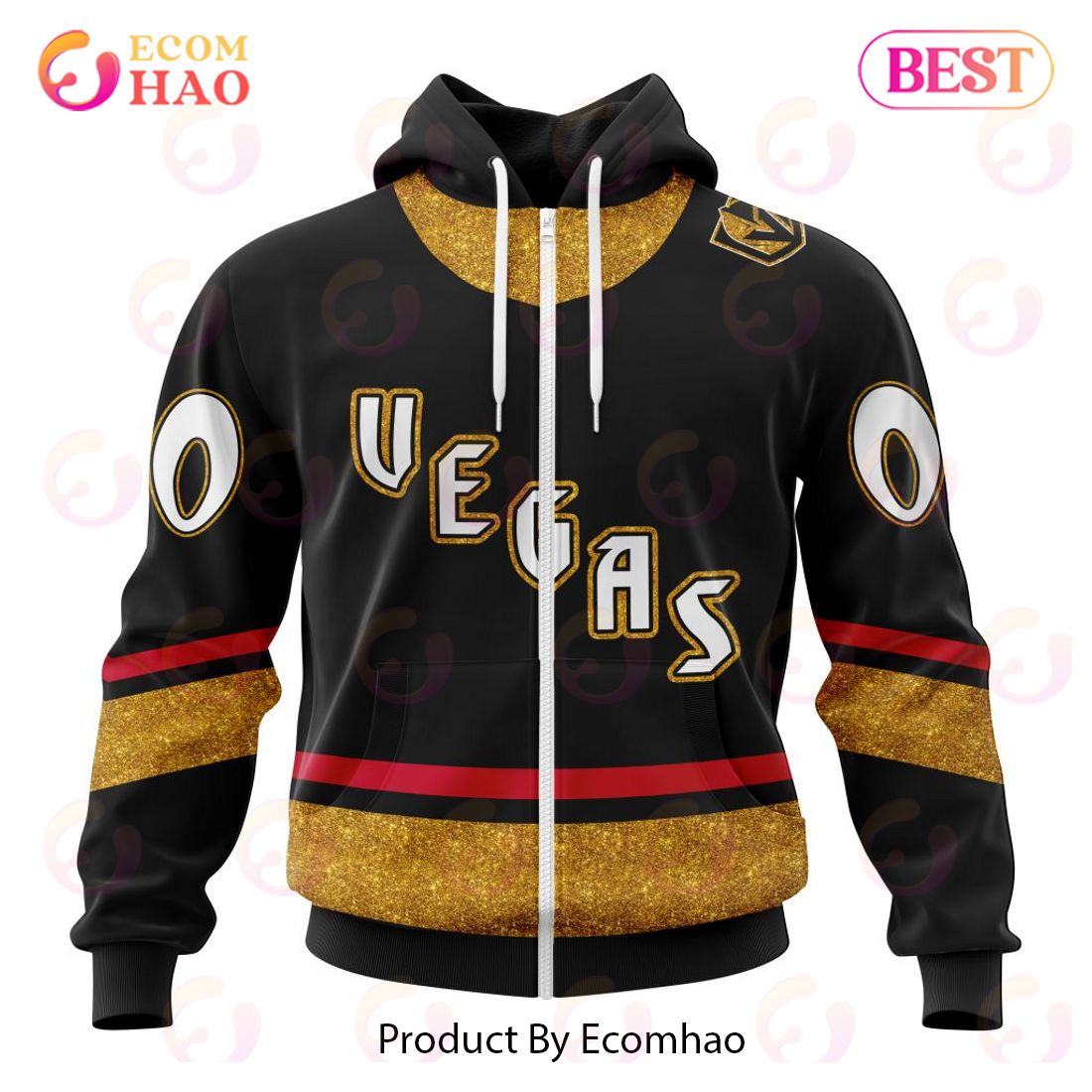 NHL Vegas Golden Knights Reverse Retro Kits 2022 3D Hoodie