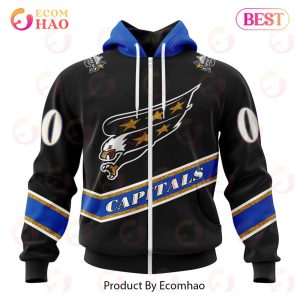 NHL Washington Capitals Reverse Retro Kits 2022 3D Hoodie