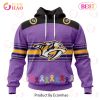 NHL New Jersey Devils Specialized Design Fights Cancer 3D Hoodie NHL New Jersey Devils Specialized Design Fights Cancer 3D Hoodie