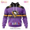 NHL San Jose Sharks Specialized Design Fights Cancer 3D Hoodie