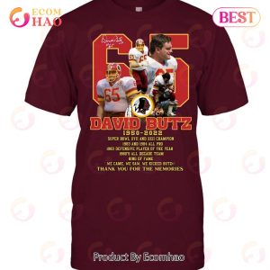 Dave Butz Washington Redskins 1950 - 2022 Thank You For The