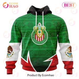 LIGA MX Chivas Guadalajara Special Mexican Pride 3D Hoodie