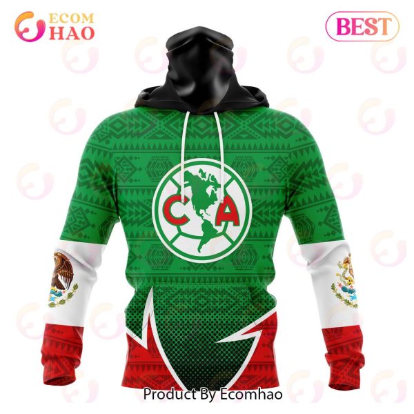 LIGA MX Club America Special Mexican Pride 3D Hoodie