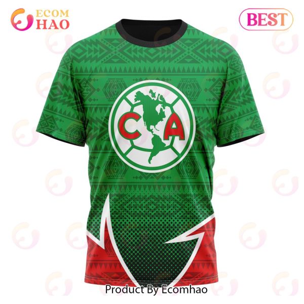 LIGA MX Club America Special Mexican Pride 3D Hoodie
