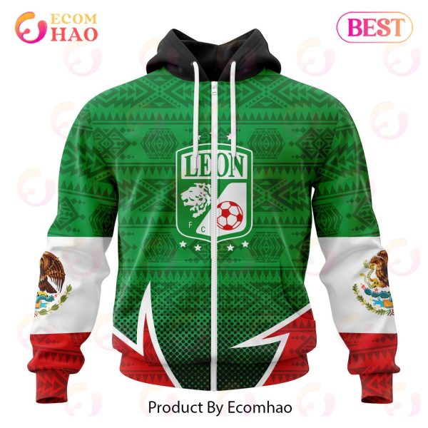 LIGA MX Club Leon Special Mexican Pride 3D Hoodie