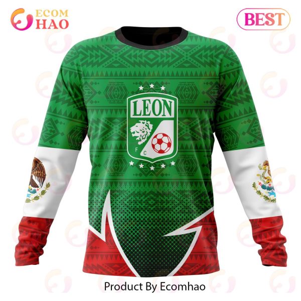 LIGA MX Club Leon Special Mexican Pride 3D Hoodie