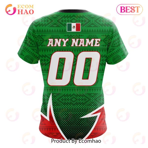 LIGA MX Club Puebla Special Mexican Pride 3D Hoodie