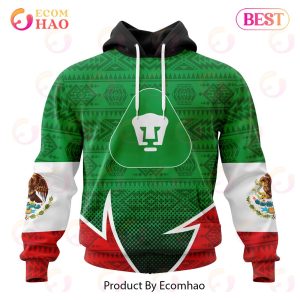 LIGA MX Pumas UNAM Special Mexican Pride 3D Hoodie