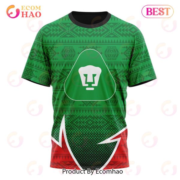 LIGA MX Pumas UNAM Special Mexican Pride 3D Hoodie