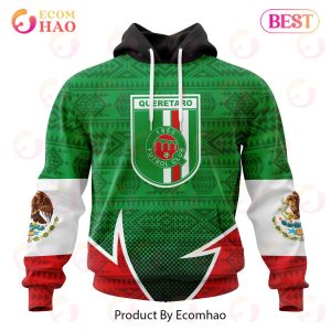 LIGA MX Queretaro F.C Special Mexican Pride 3D Hoodie
