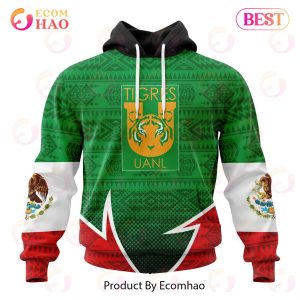 LIGA MX Tigres UANL Special Mexican Pride 3D Hoodie