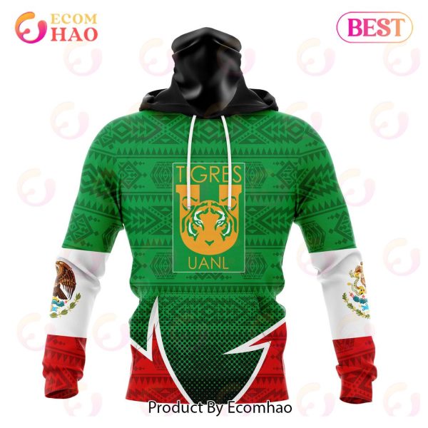 LIGA MX Tigres UANL Special Mexican Pride 3D Hoodie