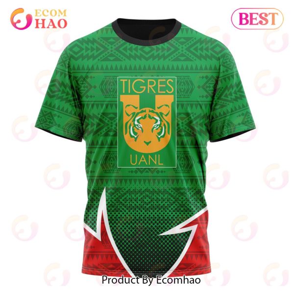 LIGA MX Tigres UANL Special Mexican Pride 3D Hoodie