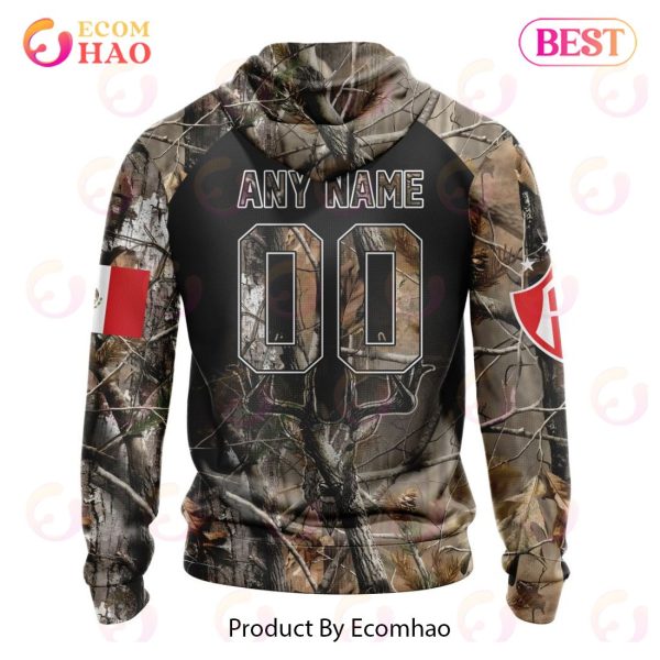 LIGA MX Atlas F.C Special Camo Hunting 3D Hoodie