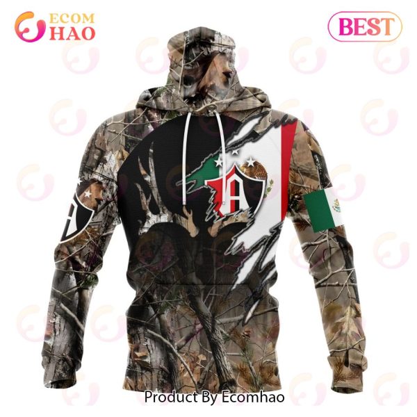 LIGA MX Atlas F.C Special Camo Hunting 3D Hoodie