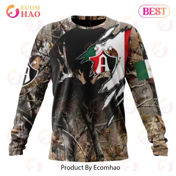 LIGA MX Atlas F.C Special Camo Hunting 3D Hoodie