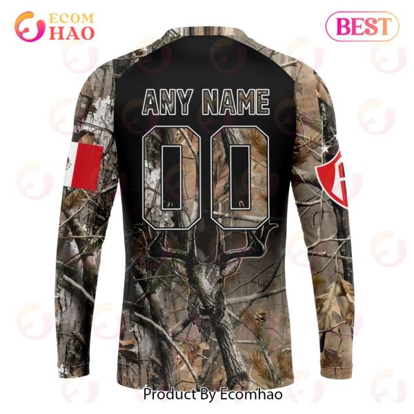 LIGA MX Atlas F.C Special Camo Hunting 3D Hoodie