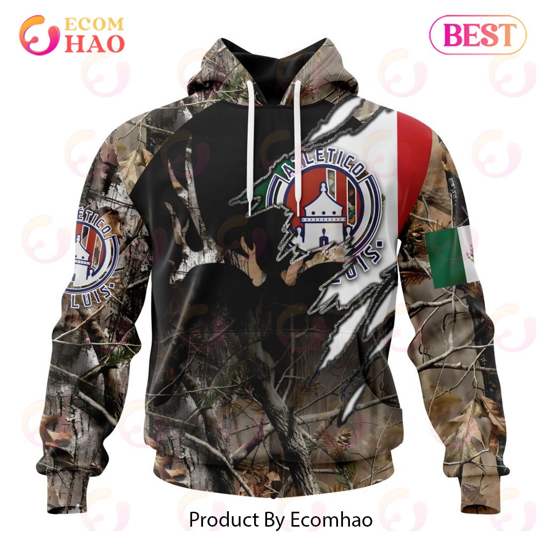 LIGA MX FC Juarez Special Mexican Pride 3D Hoodie