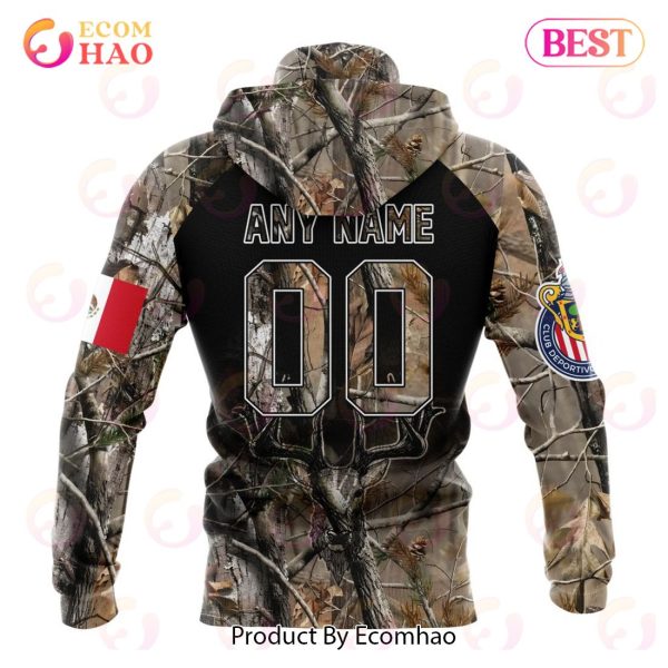 LIGA MX Chivas Guadalajara Special Camo Hunting 3D Hoodie