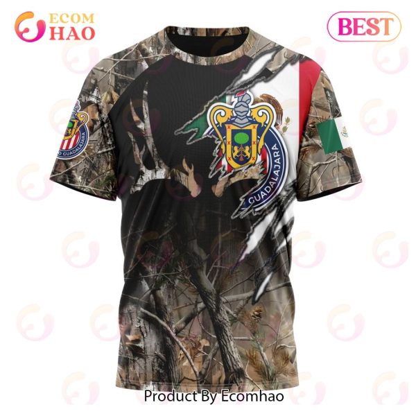 LIGA MX Chivas Guadalajara Special Camo Hunting 3D Hoodie