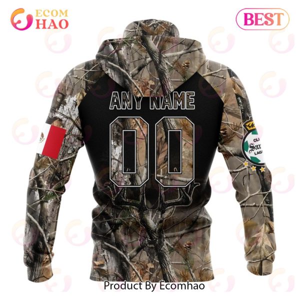 LIGA MX Club Santos Laguna Special Camo Hunting 3D Hoodie