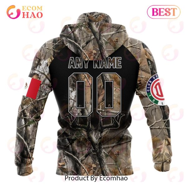 LIGA MX Deportivo Toluca Special Camo Hunting 3D Hoodie