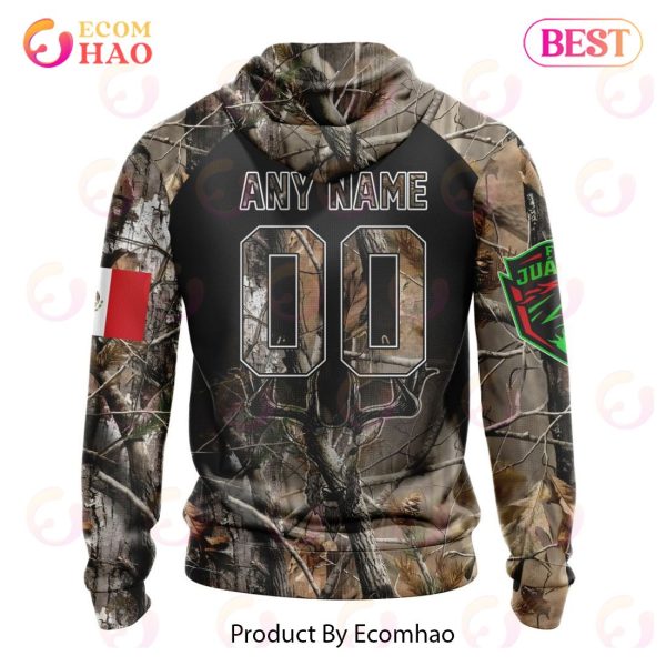 LIGA MX FC Juarez Special Camo Hunting 3D Hoodie