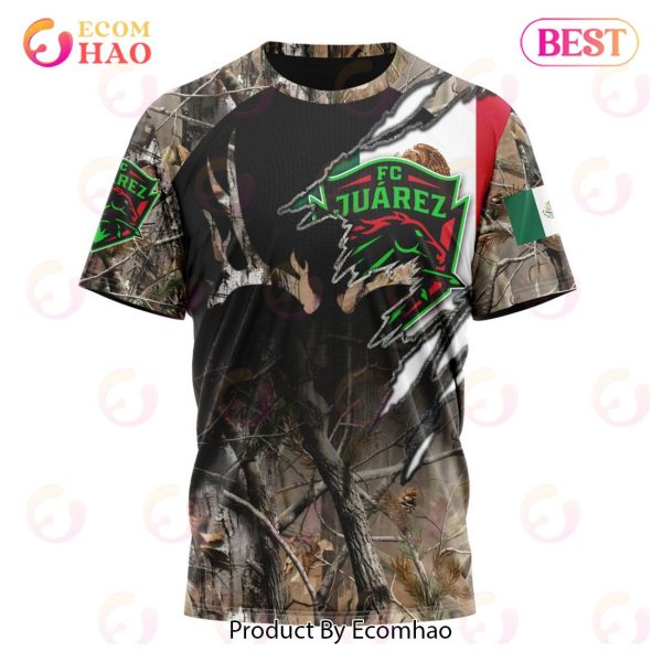 LIGA MX FC Juarez Special Camo Hunting 3D Hoodie