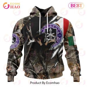 LIGA MX Mazatlan F.C Special Camo Hunting 3D Hoodie