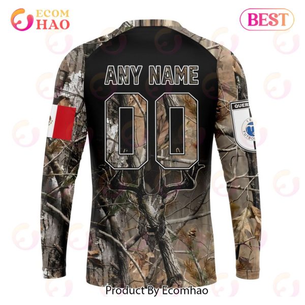 LIGA MX Queretaro F.C Special Camo Hunting 3D Hoodie