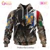 LIGA MX Queretaro F.C Special Camo Hunting 3D Hoodie