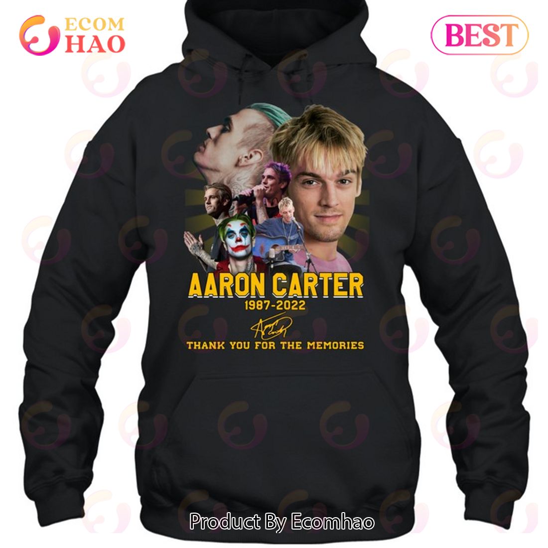 Aaron Carter 1987 – 2022 Thank You For The Memories T-Shirt