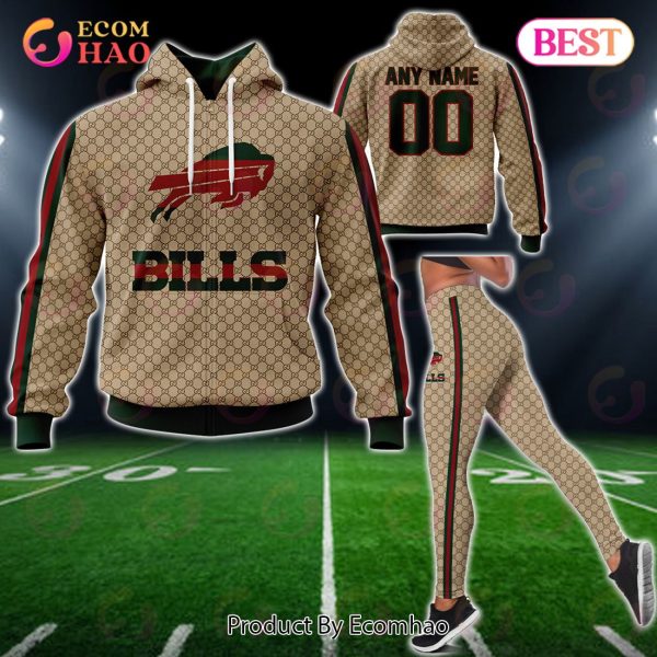 NFL Bills Specialized Design In GC Style 3D Gucci Hoodie