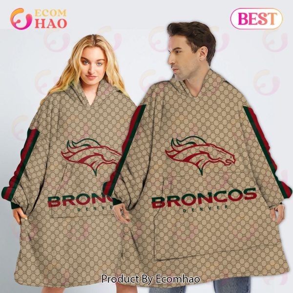 NFL Broncos Specialized Design In GC Style 3D Gucci Hoodie