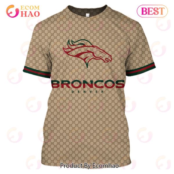 NFL Broncos Specialized Design In GC Style 3D Gucci Hoodie