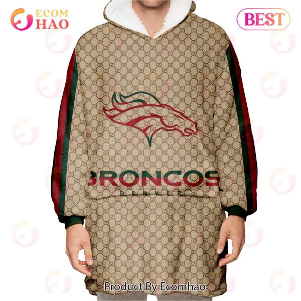 NFL Broncos Specialized Design In GC Style 3D Gucci Hoodie